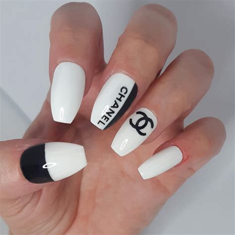 chanel nail design|chanel nails images.